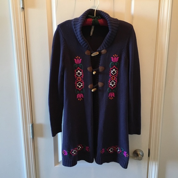 Hanna Andersson Sweaters - Hanna Andersson navy toggle sweatercoat Small